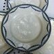Set of 4 Salins earthenware plates, Vincennes model - Diam. 21.5cm