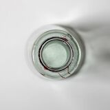 Mid-century Georgia Green Tall Decanter with Cork Original Stopper / Italy