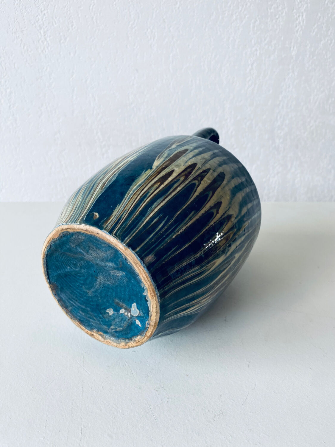 Old Savoyard pottery, mixed colors with handles