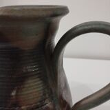 Ceramic pitcher signed Courjault