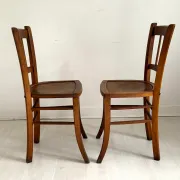 Pair of vintage Thonet style chairs