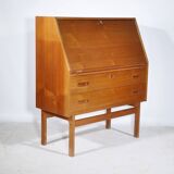 Secrétaire de bureau en teck de conception danoise des années 1960, modèle 68,