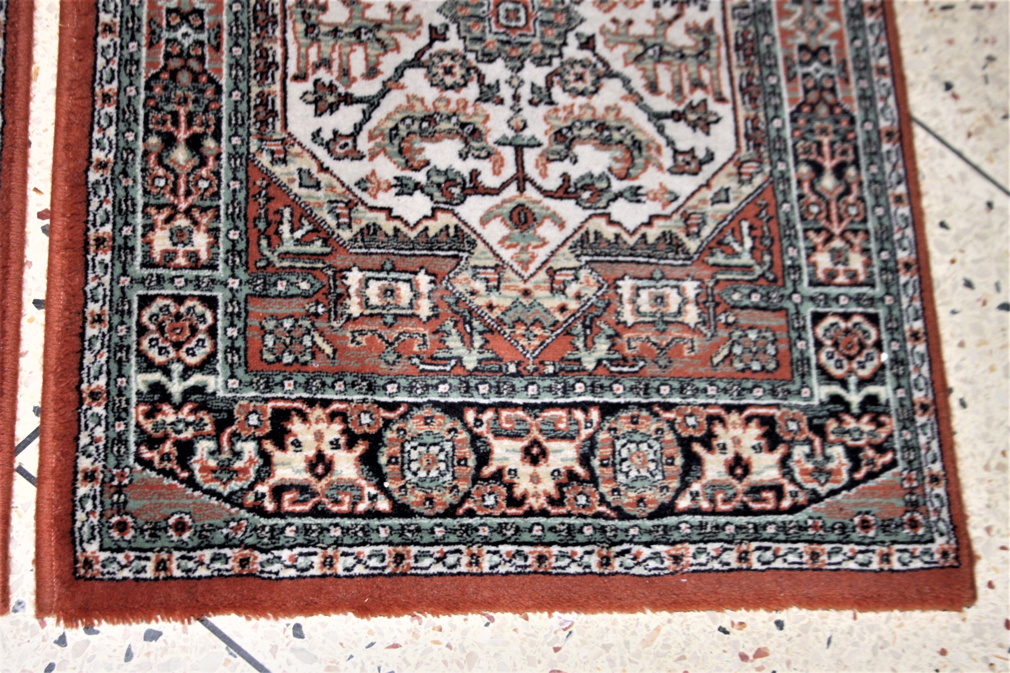 Pair Turkish carpets 120x60cm
