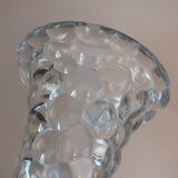 Vintage crystal bee nest vase
