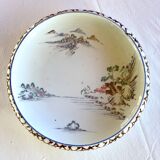 Rice dish with snowy landscape decoration 1830 Japan