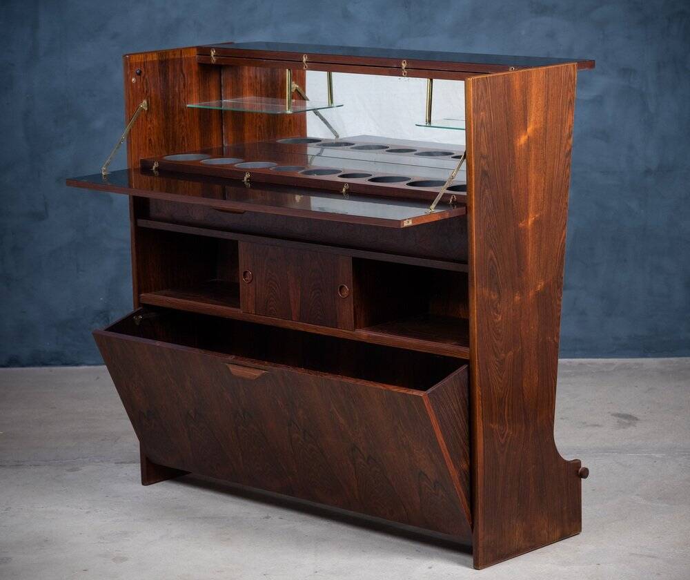 Bar Cabinet SK 661 in Rosewood by Johannes Andersen for Skaaning & Son, 1960s