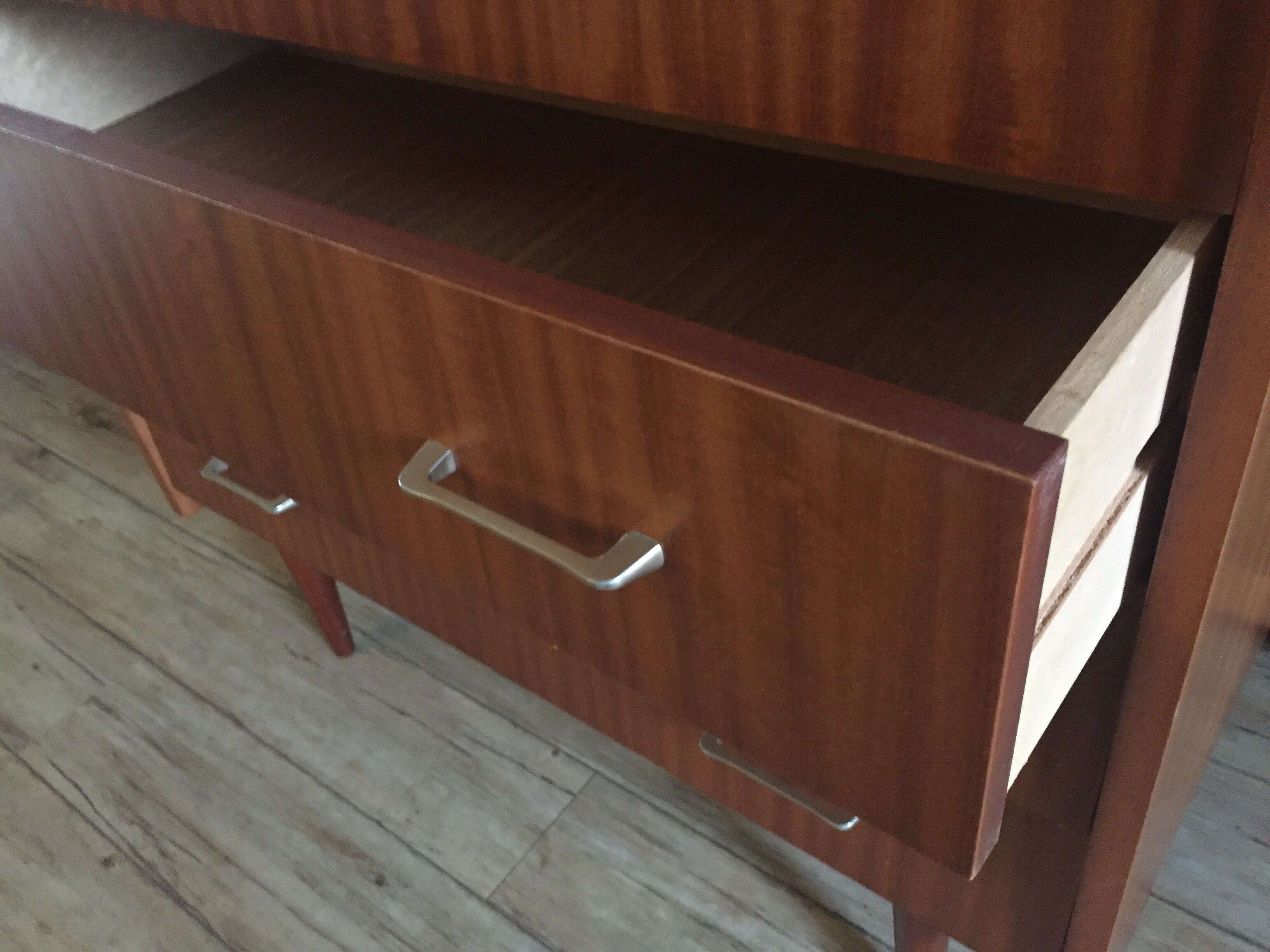 Vintage 60s Scandinavian mahogany Dresser