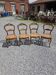 4 chaises style Louis XV en merisier