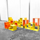 Ensemble de blocs sculpturaux, années 1970