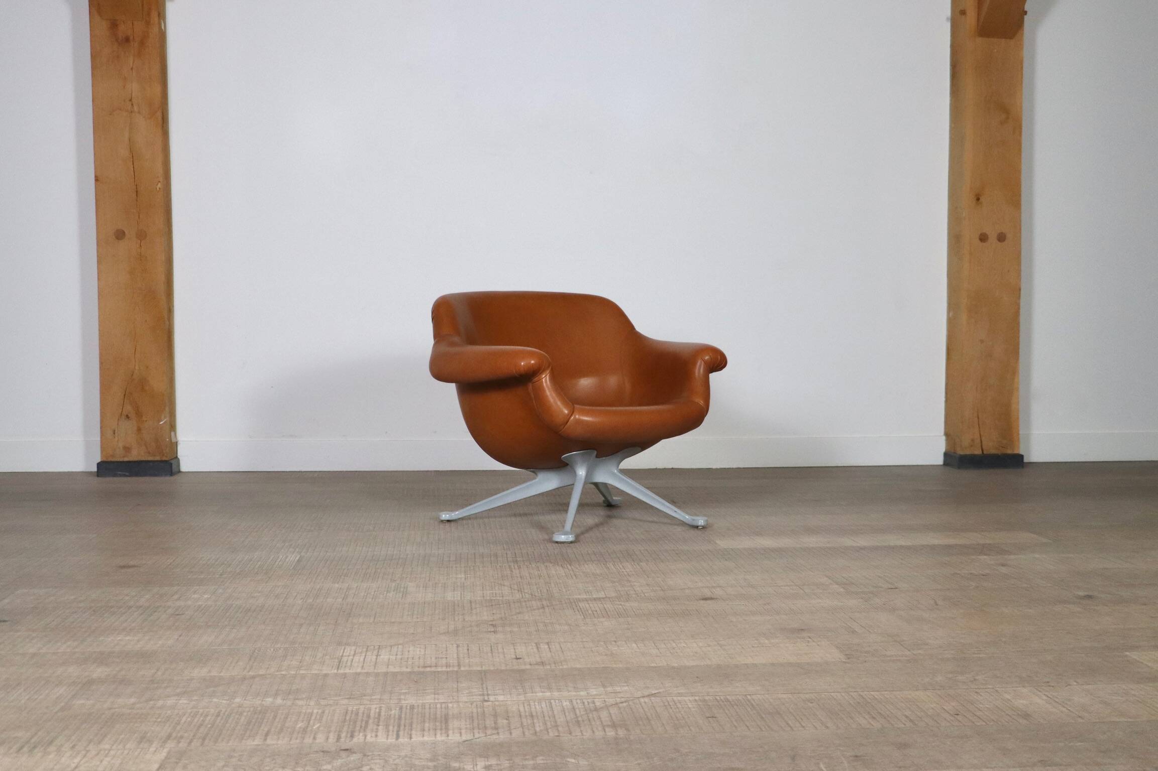 Angelo Mangiarotti For Cassina Model 1110 Lounge Chair, Italy 1960s