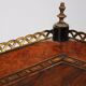 Table d’appoint ancienne en hêtre et métal, Italie, XXe siècle