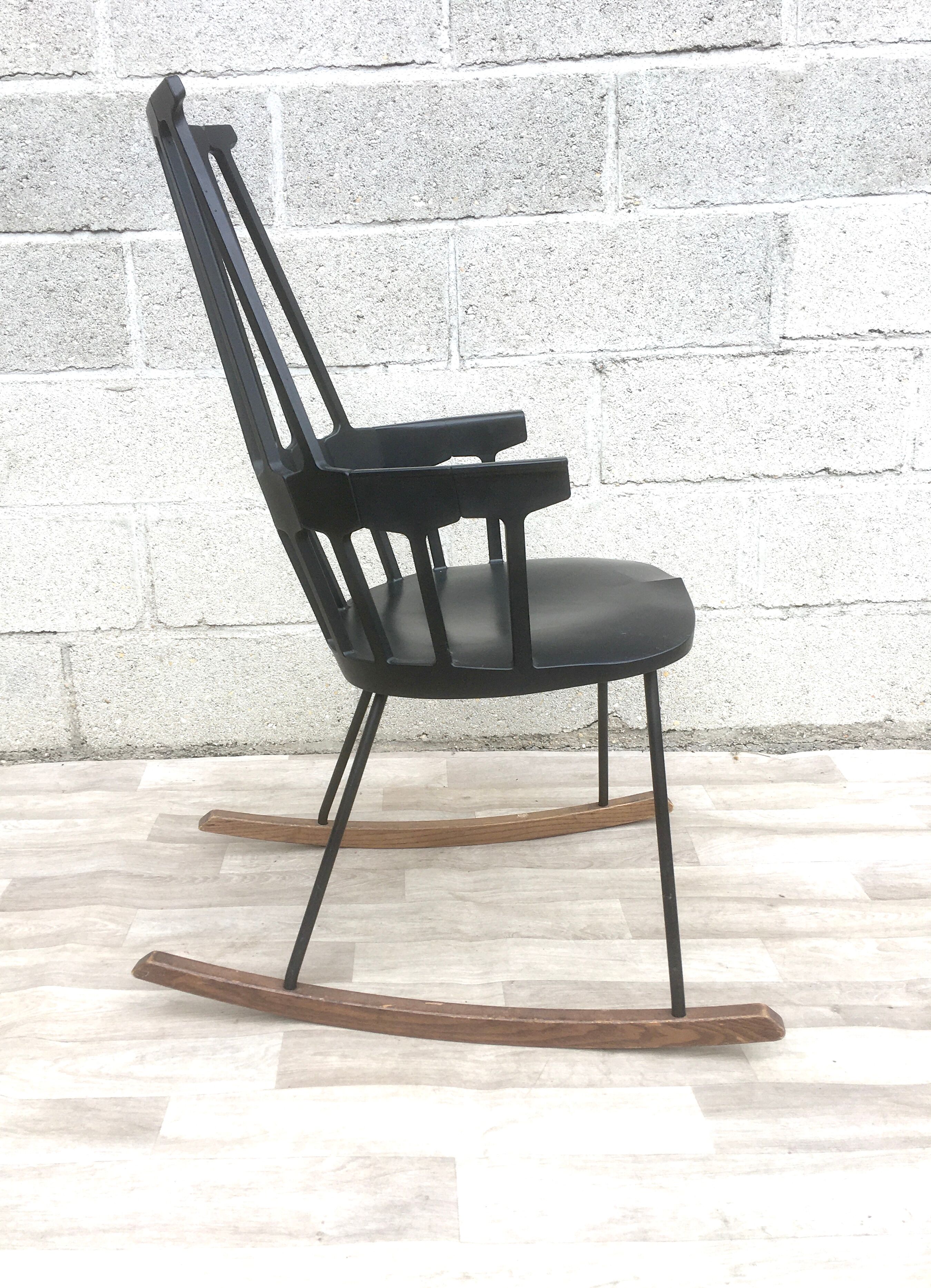 Rocking chair design Kartell Comback