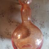 Vase soliflore verre soufflé bouche