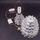 Elegant Table Lamp in Rostrato Murano Glass Vase for Barovier & Toso, 1940s