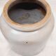 White linen sandstone jar