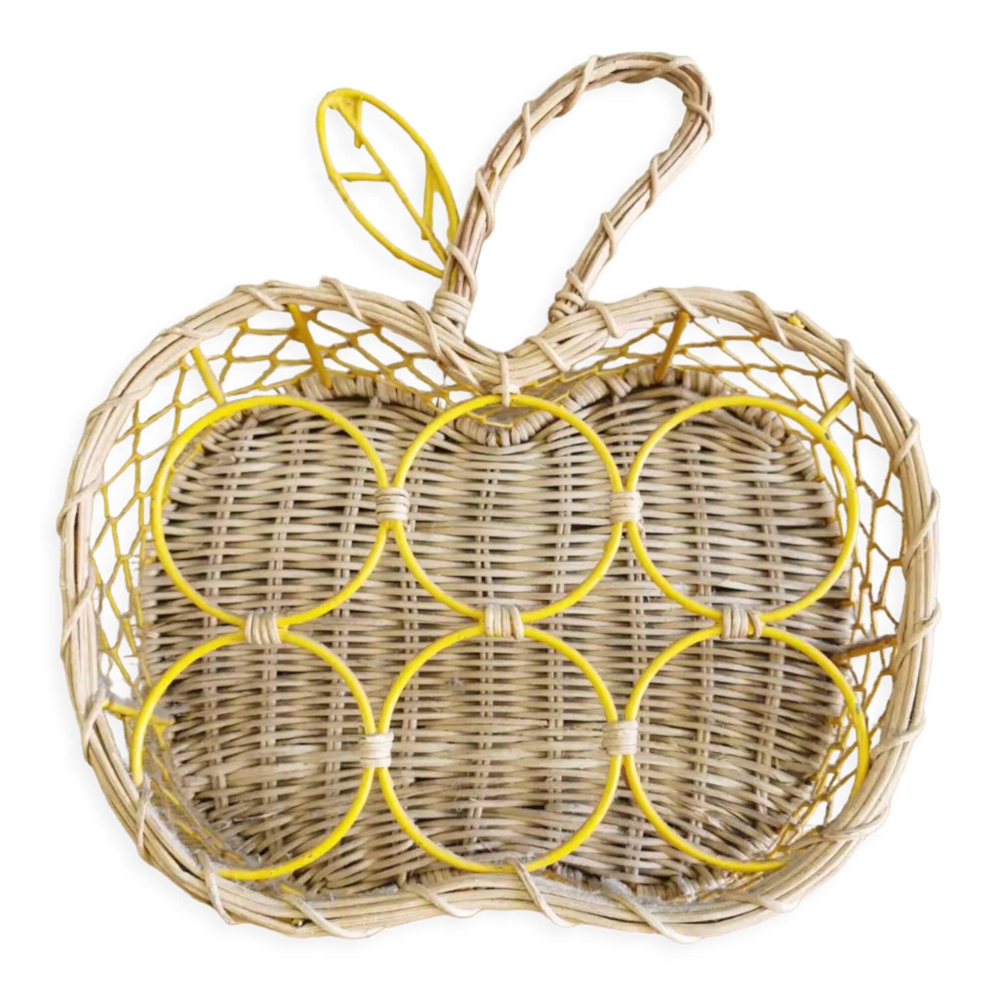 Panier à verre pomme