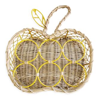 Apple glass basket