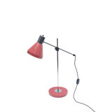 Pink table lamp from the 1970