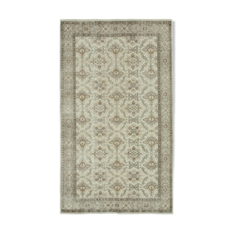 Handmade vintage oriental beige rug 172 cm x 296 cm - 36556