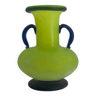 Vintage glass paste vase