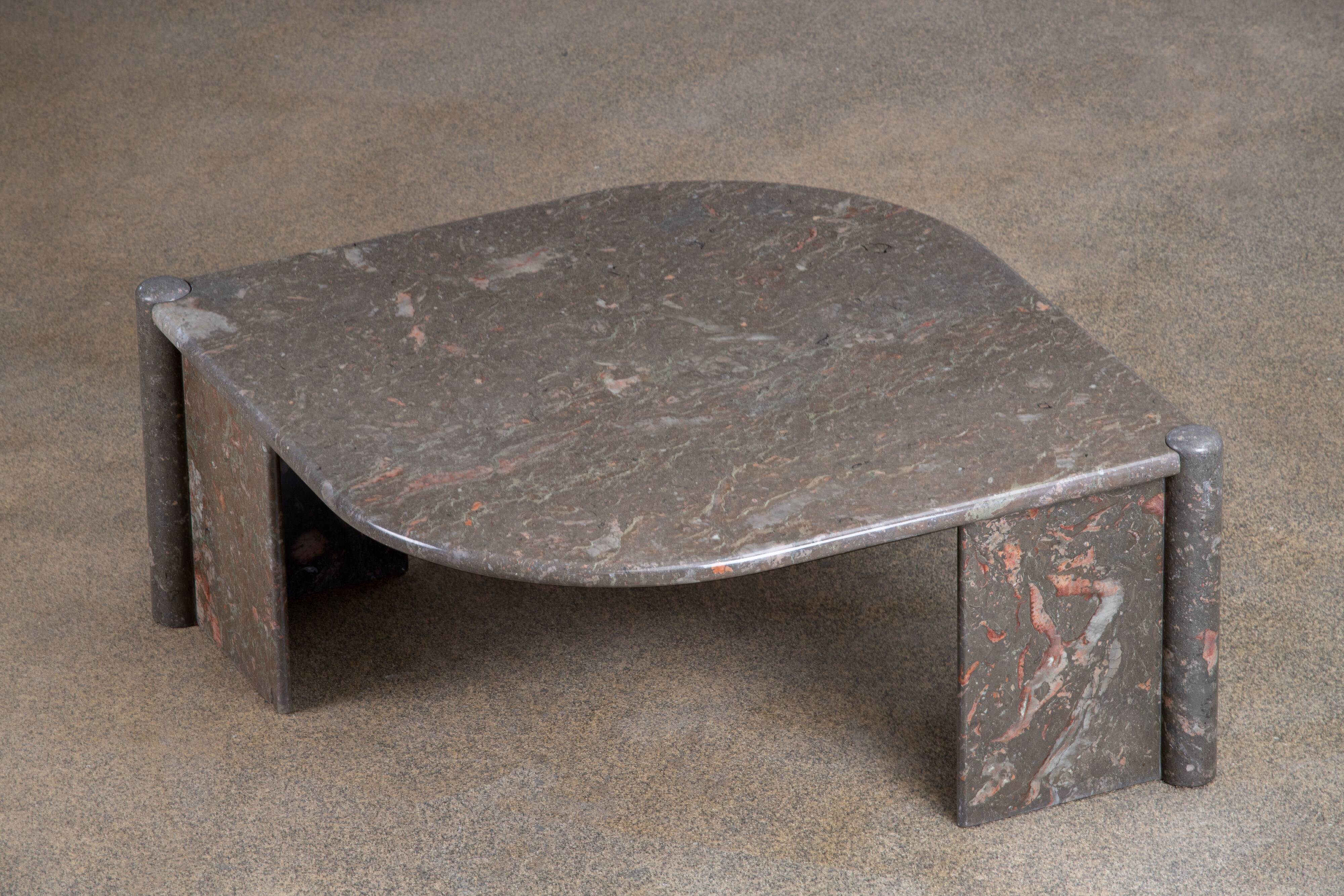 Scandinavian Coffee Table Roche Bobois in Marble – 140 cm