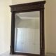Large antique trumeau mirror in carved wood – 19th century / neoclassical style