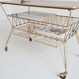 Side table / End table / Magazine rack 1950 vintage