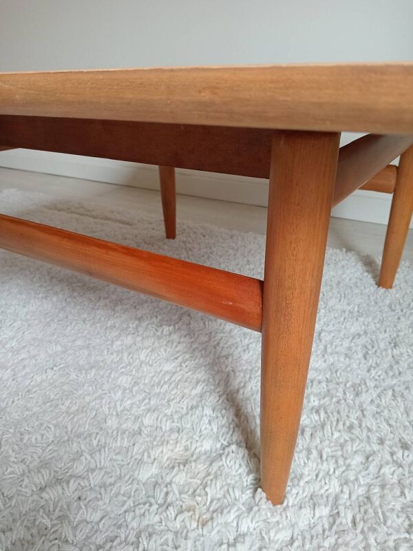 Table basse scandinave années 60