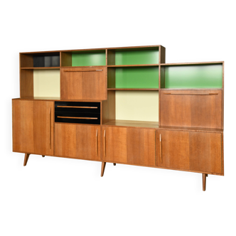 Large high oak sideboard
