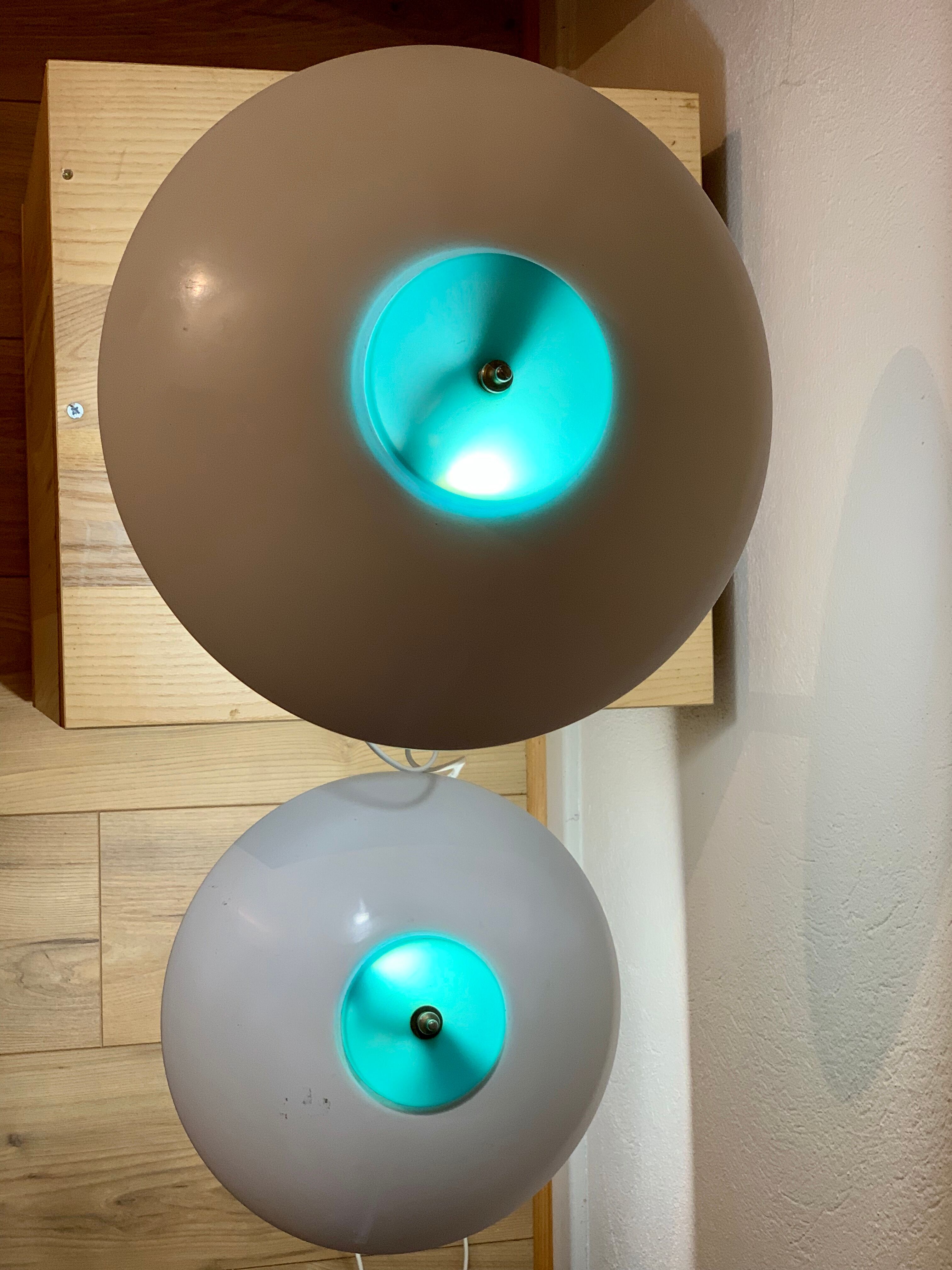 Pair of mushroom lamps 70s Kema Keur