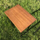 Pair of wooden and metal bedside tables vintage 1960