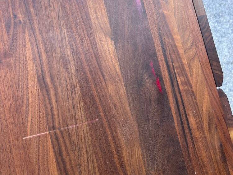 Low teak furniture with 2 drawers