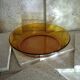 Lot de 9 assiettes creuses en verre ambre Duralex - Made in France