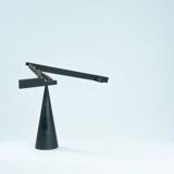 Black pivoting table lamp Model Tabla, designed by Marco Colombo & Mario Barbaglia for Italiana Luce