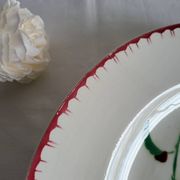 Grand plat rond de service sarreguemines modèle epernay