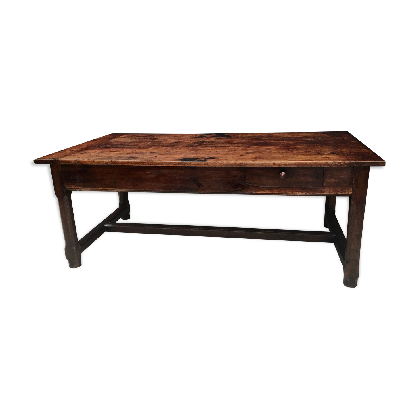 Table basse en bois, début XXème