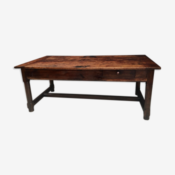 Table basse en bois, début XXème