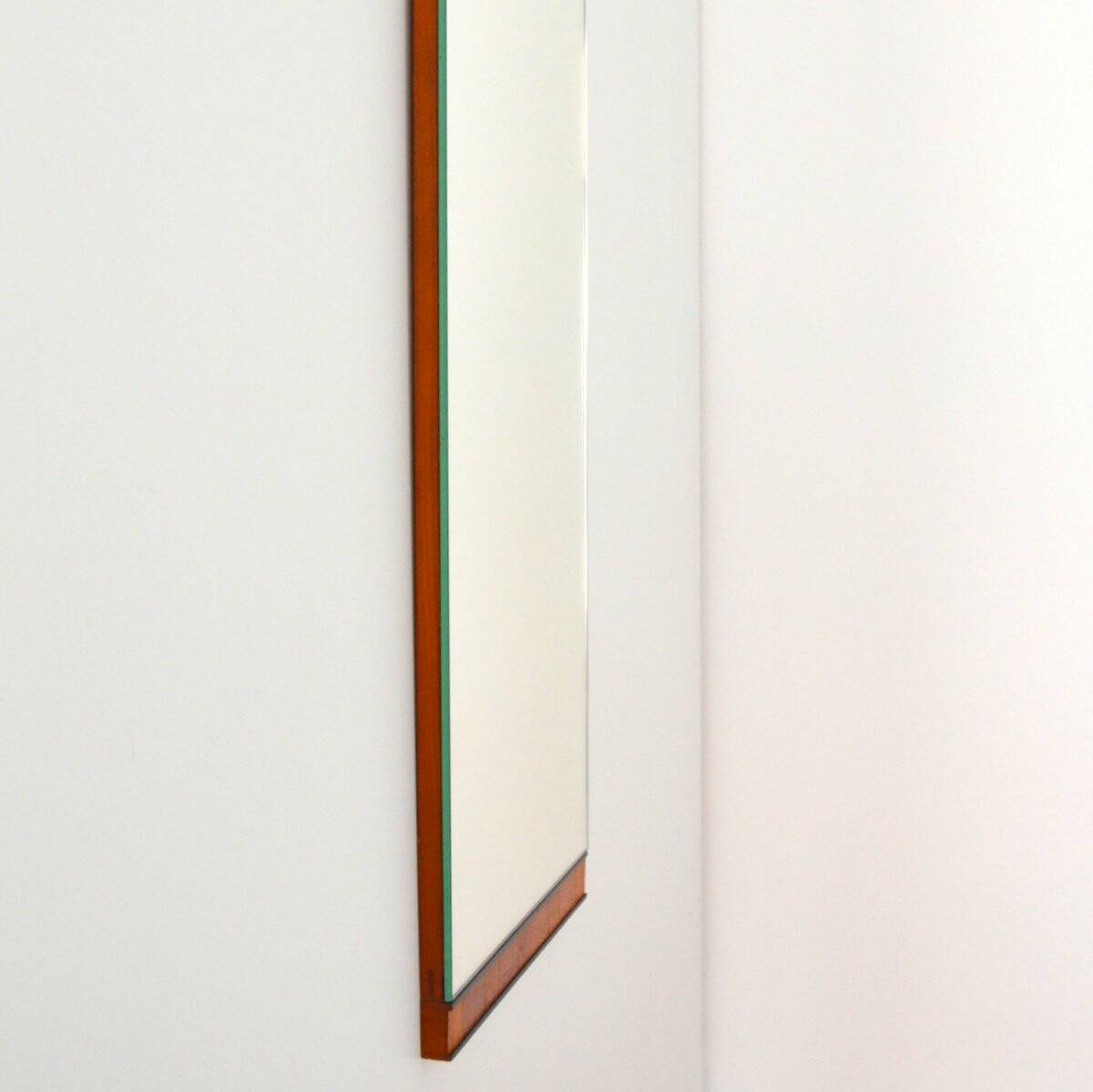 Scandinavian teak mirror 1960