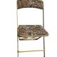 Chaises pliantes motif floral