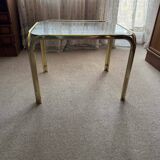 Vintage brass coffee table, 1970s