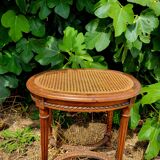 Louis XVI style canned piano stool
