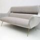Gigi Radice Mid-Century Modern Italian Velvet Sofa for Minotti, 1950s