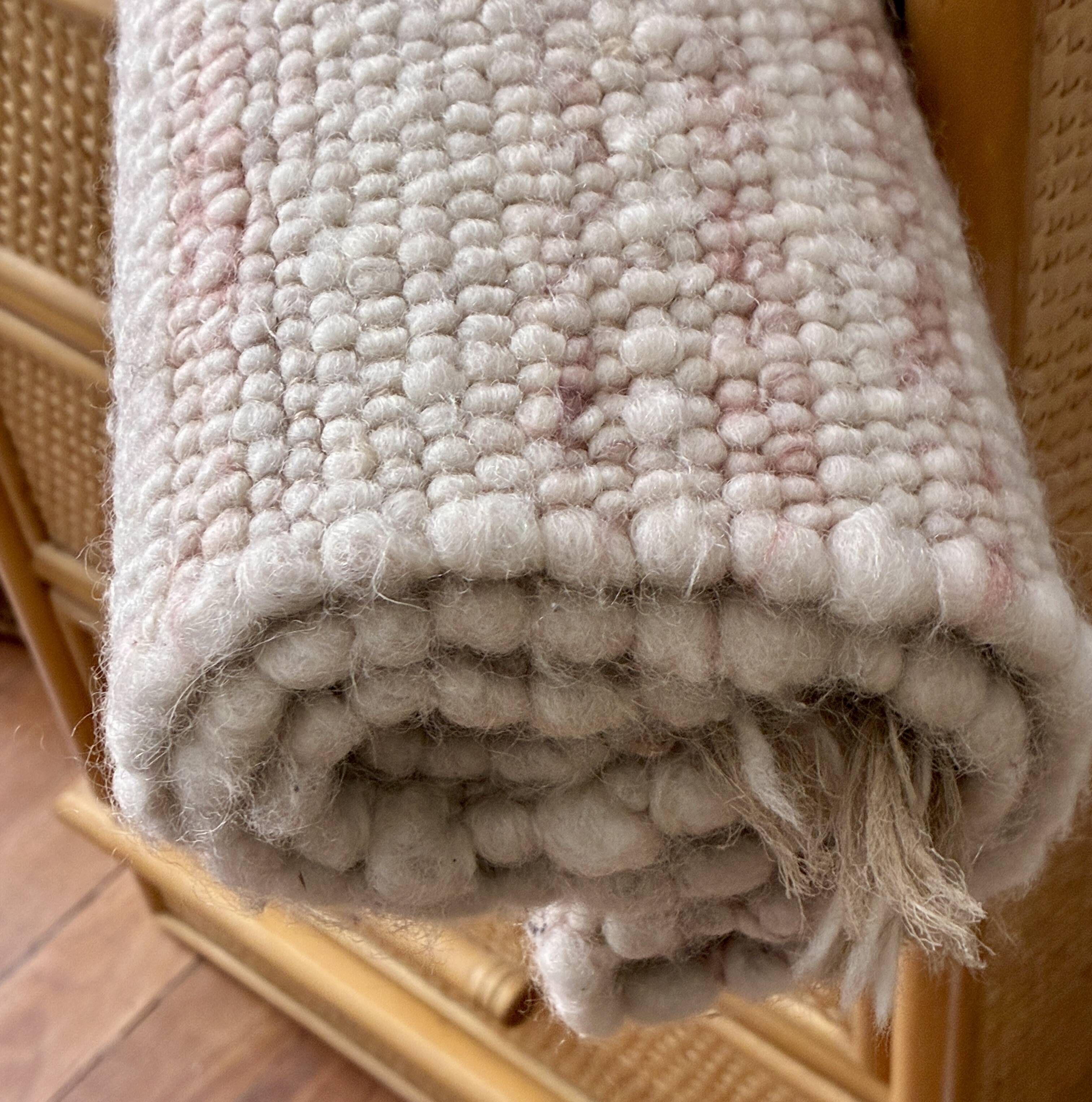 Small pure wool rug