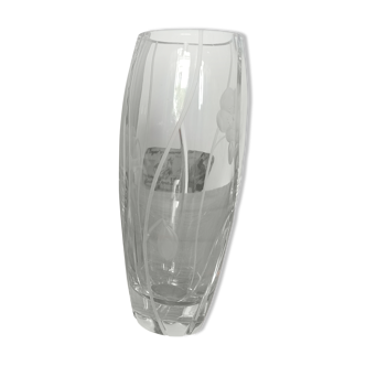 Christofle crystal vase