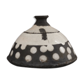 Boite en céramique Raku, signé Nk Crest