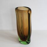 1950's “elegance” sommerso vase, pattern no. 54181 by jaroslav beranek
