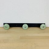 Wall coat rack with 3 hooks from the 1950s