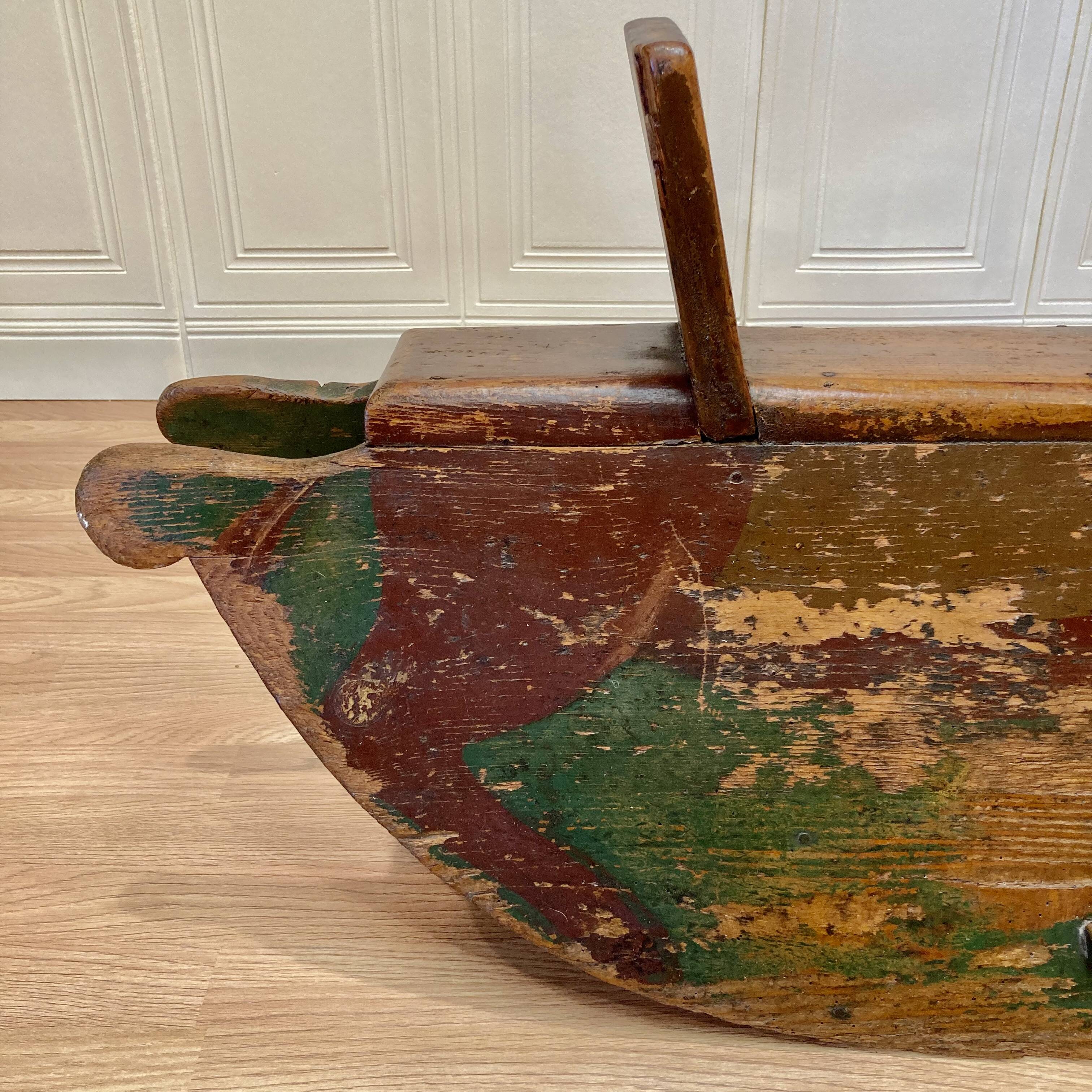 Wooden rocking horse 1950