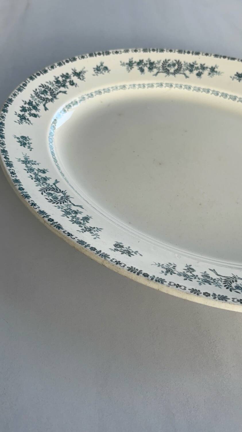 Oval iron earthenware dish, Thermidor model – S.F.G B.N.G.R. | Earthenware