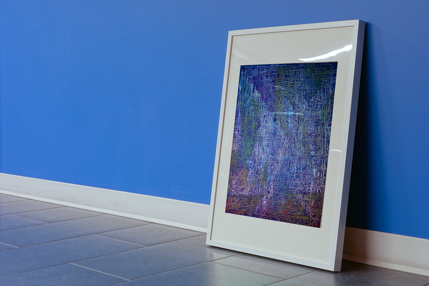 Abstract painting - 27x41 cm